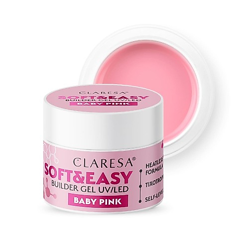 CLARESA Soft&Easy Builder Jel Baby Pink