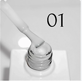 Kalıcı oje 01 - Rakı beyaz, 15ml.