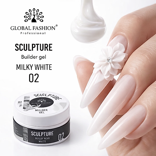 Global Fashion 3d Hamur Jel №02 (15gr) Rakı Beyazı
