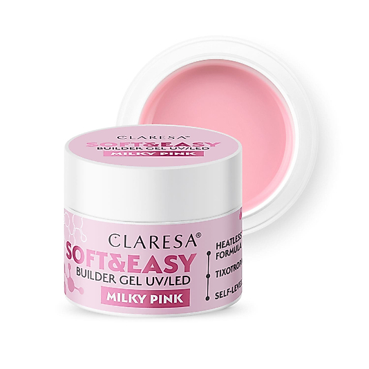 CLARESA Soft&Easy Builder Jel Milky Pink
