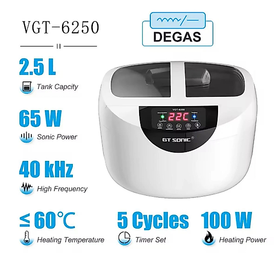 GT Sonic Ultrasonik Temizleyici 2,5L