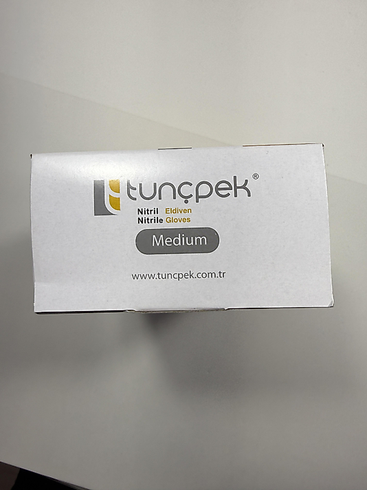 ELDİVEN TUNÇPEK NİTRİL PUDRASIZ SİYAH MEDİUM (M)