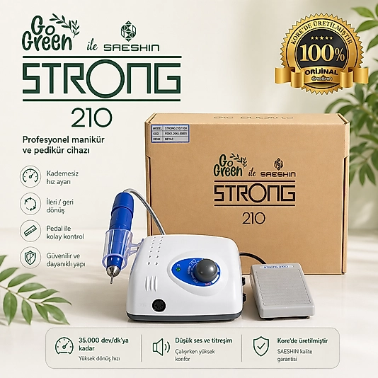 STRONG micromotor manikür  pedikür freze cihazı