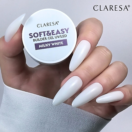 CLARESA Soft&Easy Builder Jel Milky White 12 g.