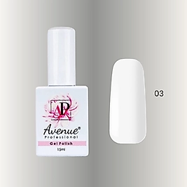 Kalıcı oje №03 - Kireç beyaz, 15ml.