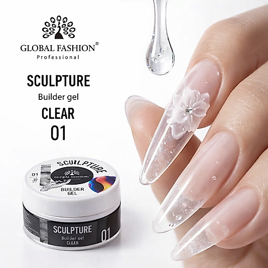Global Fashion 3d Hamur Jel №01 (15gr) Şeffaf