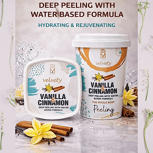 IDM Concept Velvety Peeling (VANILLA & CİNNAMON) – Nazik ve Etkili Cilt Yenileme