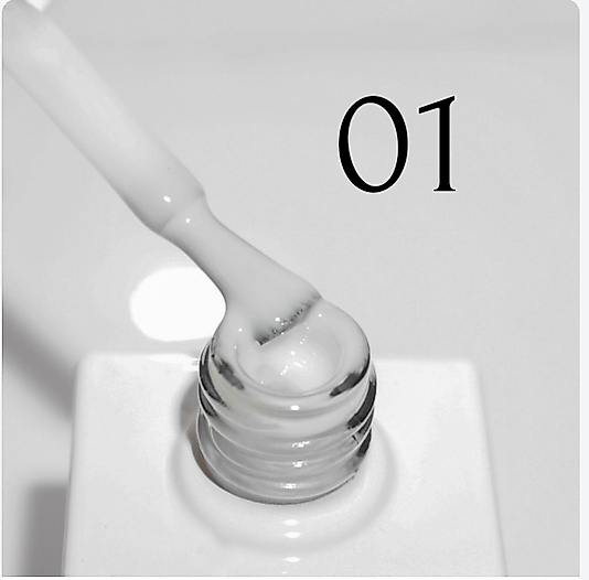 Kalıcı oje 01 - Rakı beyaz, 15ml.