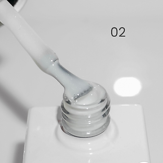 Kalıcı oje №02 -Rakı beyaz simli,15ml.