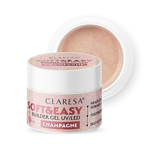 CLARESA Soft&Easy Builder Jel Champagne
