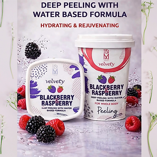 IDM Concept Velvety Peeling (BLACKBERRY&RASPBERRY) – Nazik ve Etkili Cilt Yenileme
