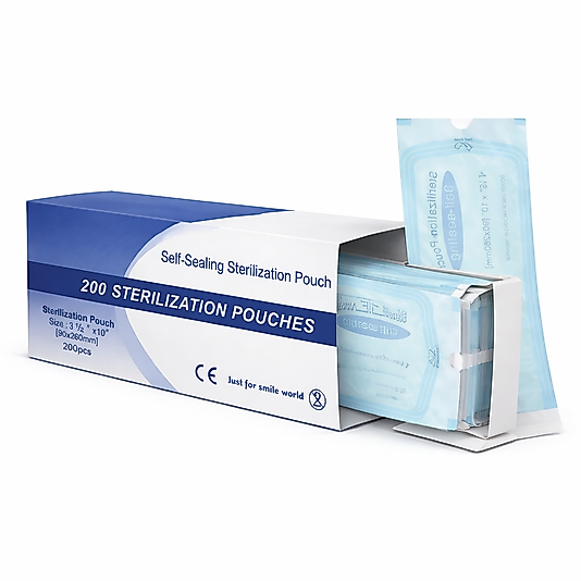 ALET STERİLİZASYON POŞETİ  200'lü  ŞEFFAF  90X260